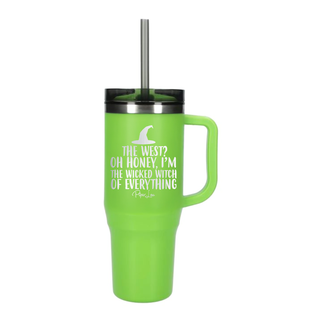 Piper Lou Collection - Wholesale Insulated Mug/Tumbler - Wicked Witch Of Everything Laser Etched 40oz Tumbler + Straw4