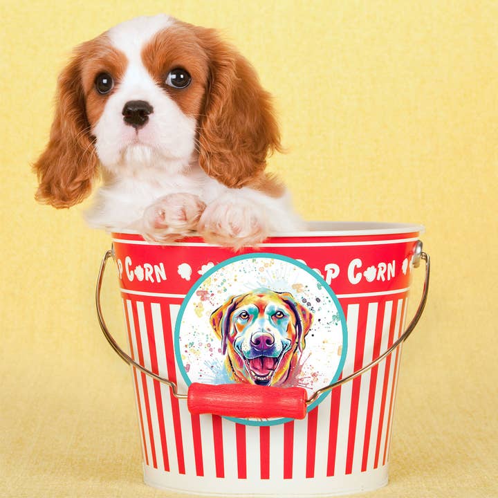 RetroPlanet - Vente Autocollant - Autocollant aquarelle en vinyle Motif chien Labrador Retriever Chocolate2