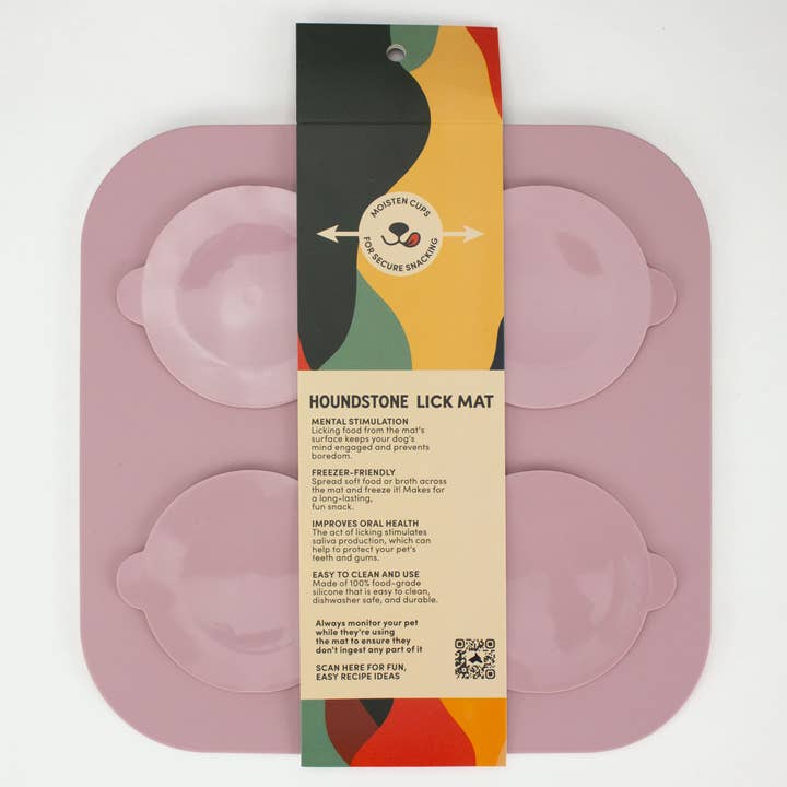 ADC Houndstone & Co. - Wholesale Pet Food Mat - Dog - Bundle & Save - Dog Lick Mats - (8 Blue, 8 Sage, 8 Rose)5