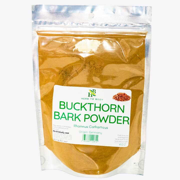 Buckthorn Bark powder for wholesale by Herb To Body
