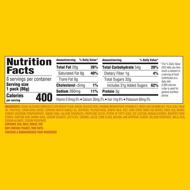 Shop The King - Wholesale Biscuit - OREO Golden Cakesters Soft Snack Cakes, 8-3.03 oz Snack Packs1