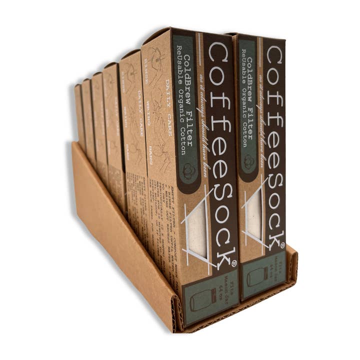 CoffeeSock - Wholesale Coffee Filter - Reusable Organic Cotton ColdBrew Coffee Filters 643