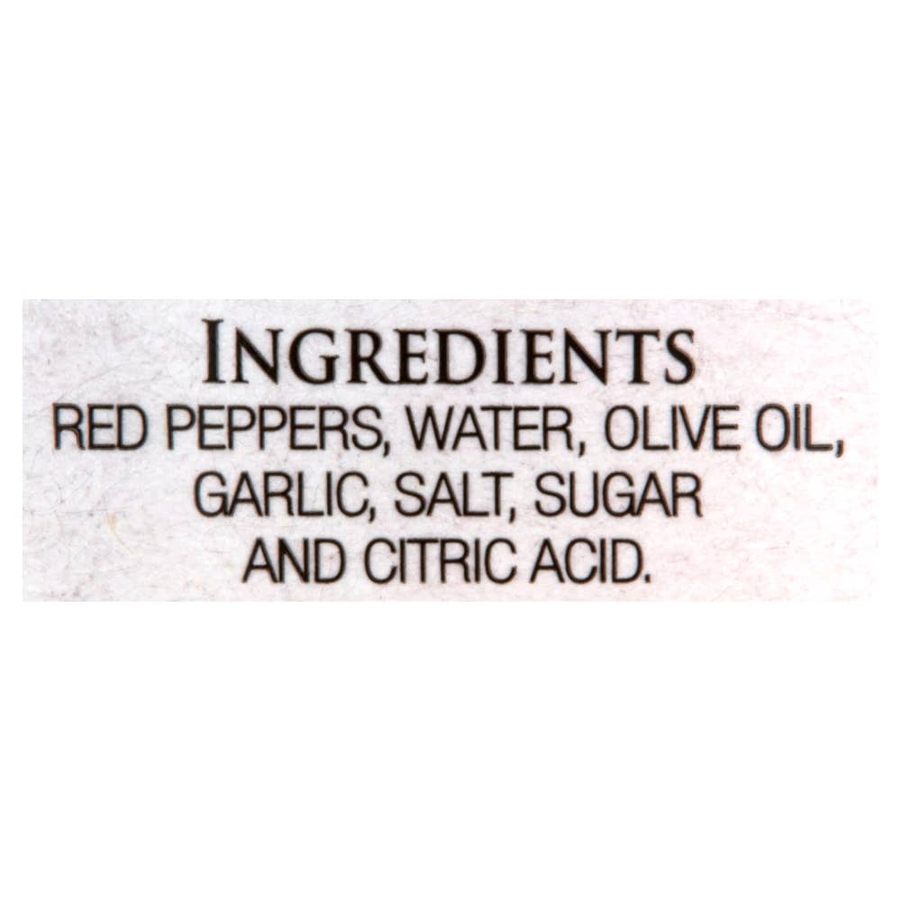 Delallo - Vente Légumes marinés - Poivrons rouges rôtis à l'huile d'olive avec ail (12 oz)1