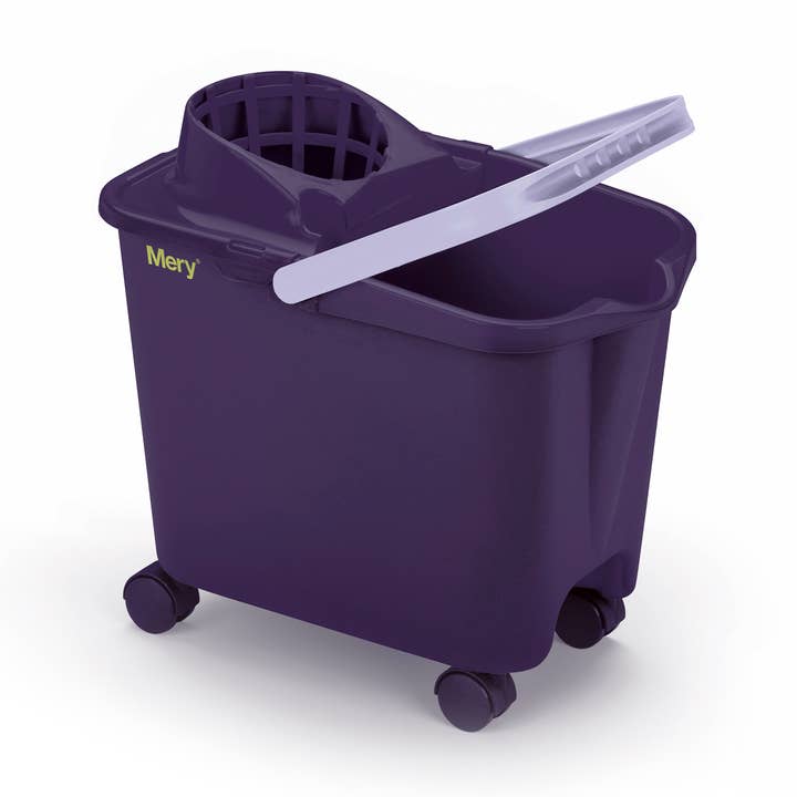 Eimer mit Rädern 14 Liter lila für den Großhandel von RAYEN