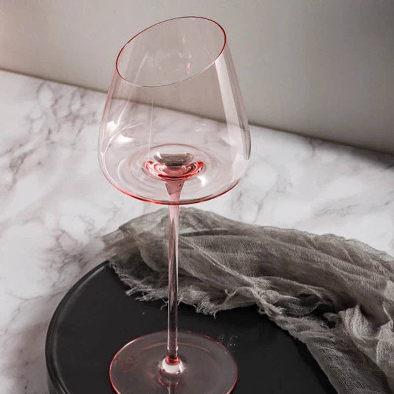 Kiyo Home - Wholesale Wine Glass - Pink Glasses 2-Piece Set12