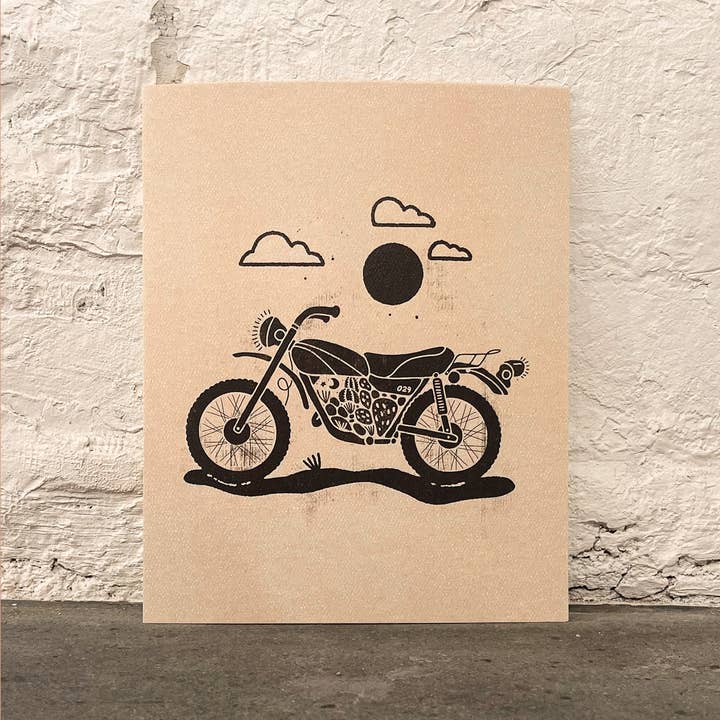 Amber Morgan - Wholesale Art Print - Desert Motorbike 8x10 Art Print2