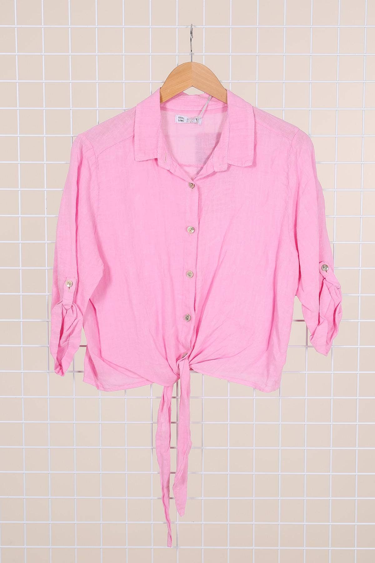 LINEN & COTTON HOUSE - Wholesale Button Down Shirt - Women's - 6228 100% LINEN SHIRT 5