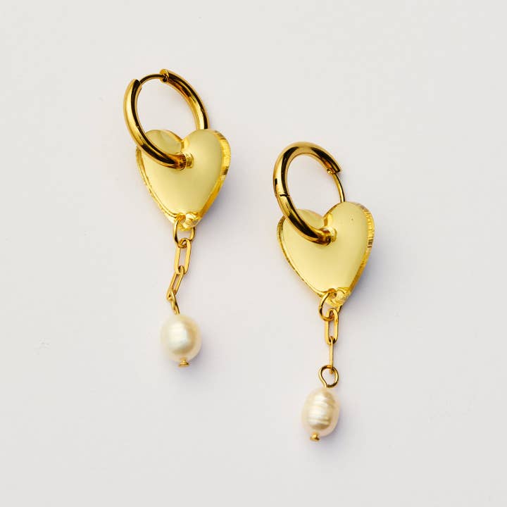 Lorraine Earrings - Gold for wholesale by Martha Jean