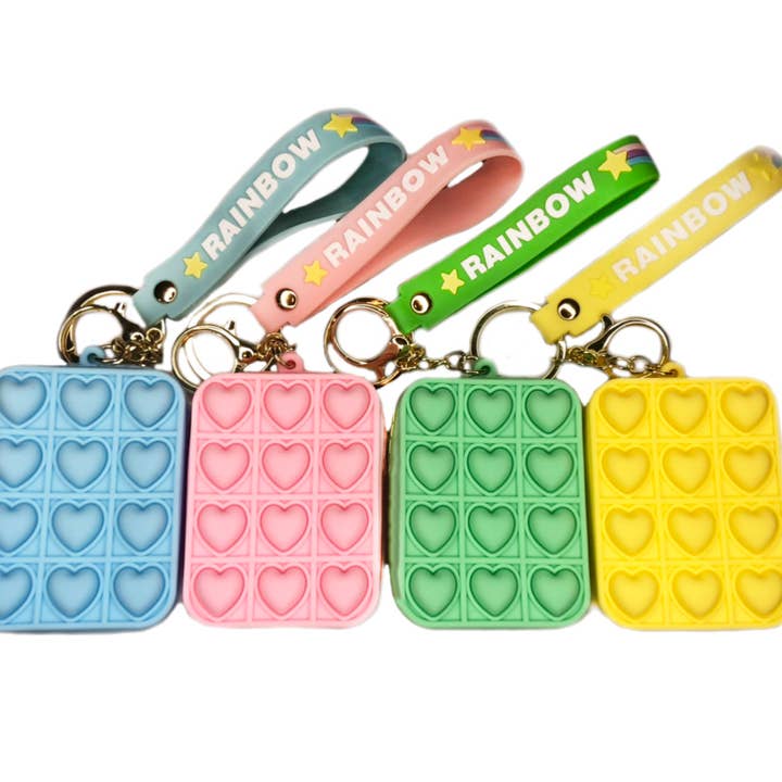 Mavi Bandz - Wholesale Fidget Toy - Kids - Fidget Pop Wallet and Keychain