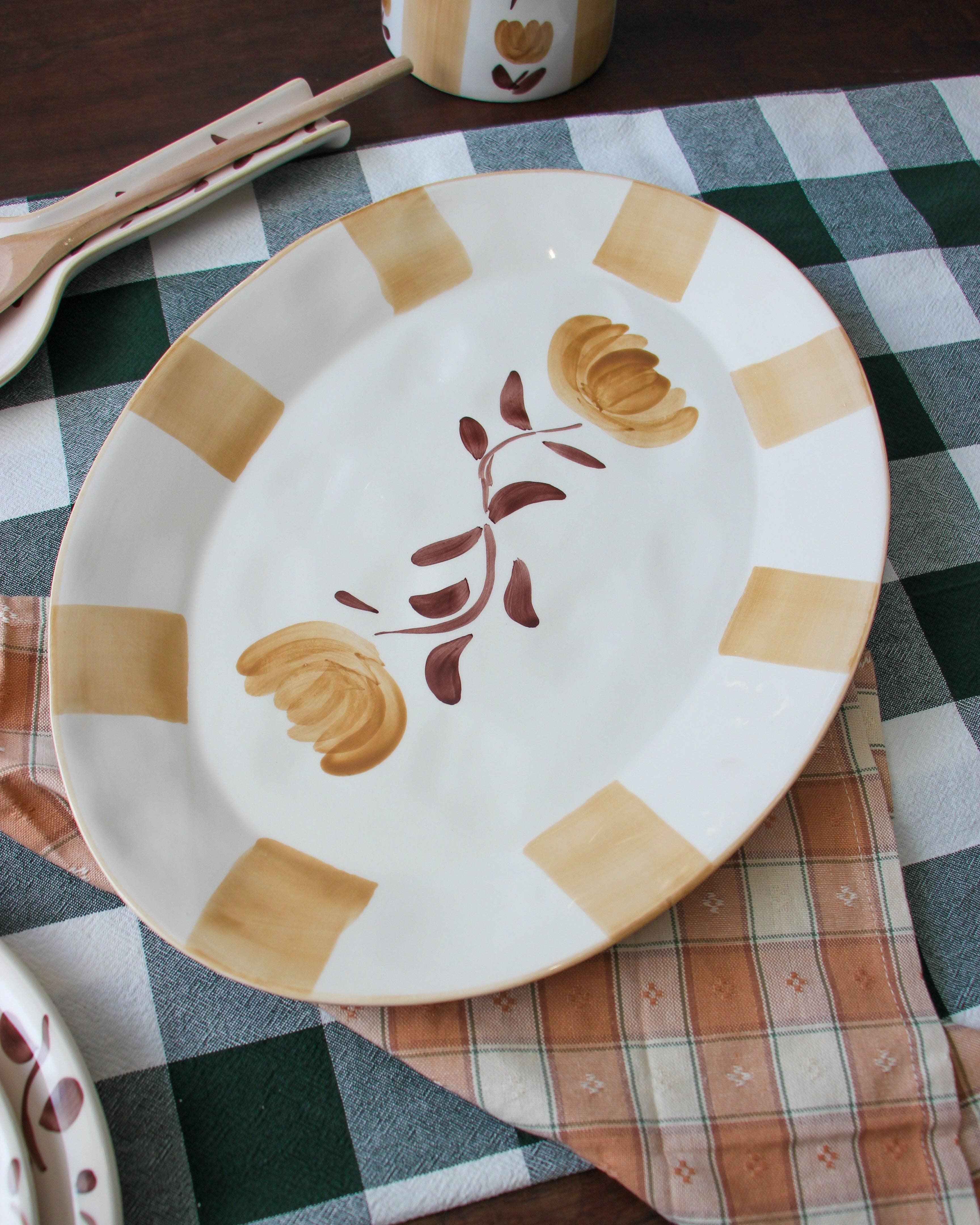 Pó de Barro - Wholesale Flatware Serving Piece - Dolce Latte Ceramic Serving Platter2