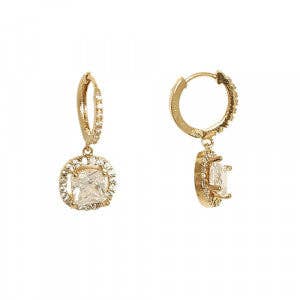 Prinsesse cut & bane huggie hoops for engroshandel hos Morana