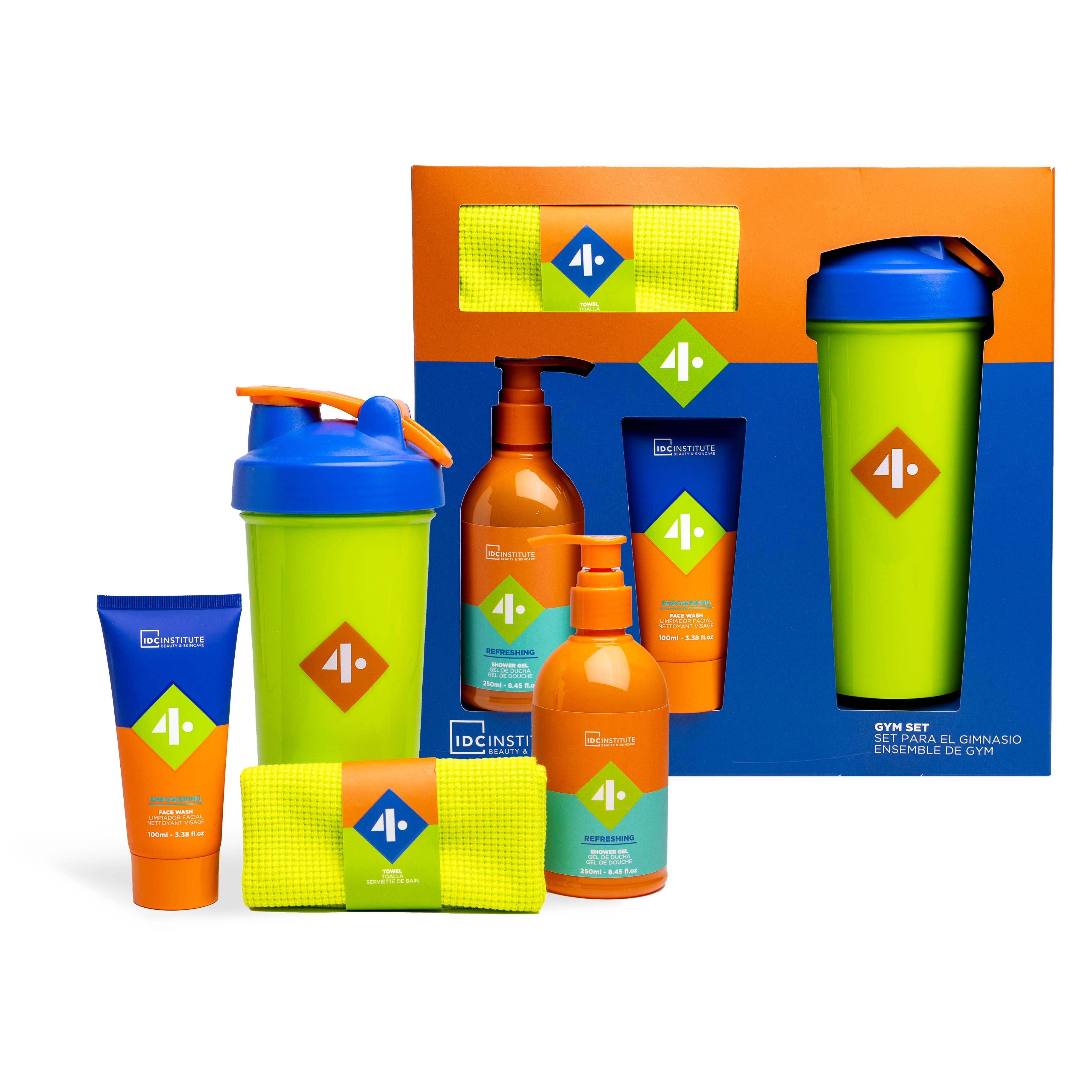 Aquarius Cosmetic SLU - Wholesale Bath & Body Set - Men's - IDC INSTITUTE MEN 4 GYM SET0