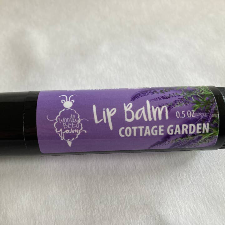 Cottage Garden - Natural Lip Balm - 0.5 oz for wholesale by Woolly Bee Farm