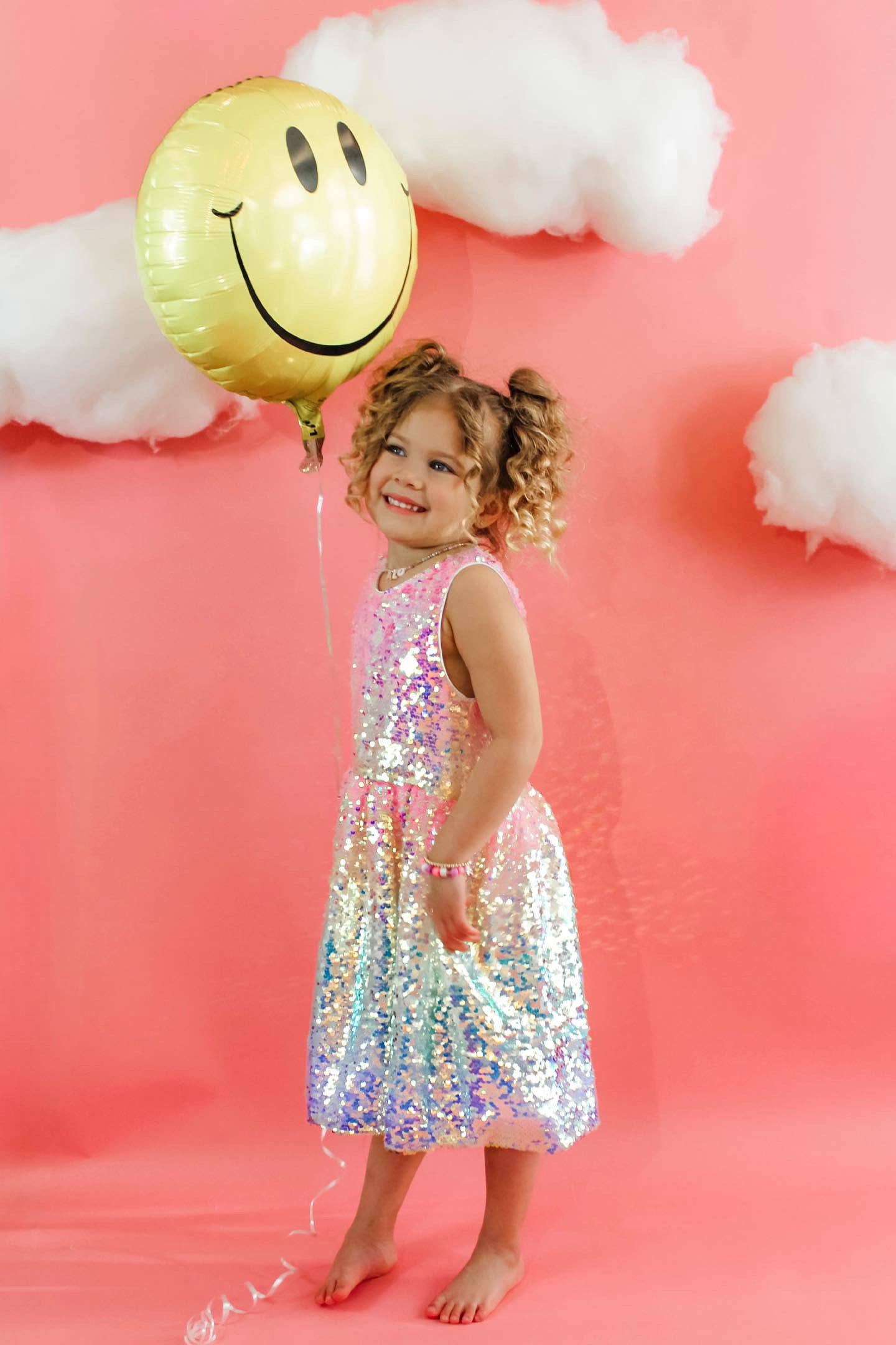 Ellie and Mila - Vente Robe – enfant - Robe pailletée dégradée12