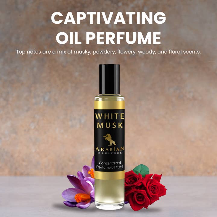Arabian Opulence - Wholesale Geurolie - FR297 WHITE MUSK - Parfum Lichaamsolie - Alcoholvrij5
