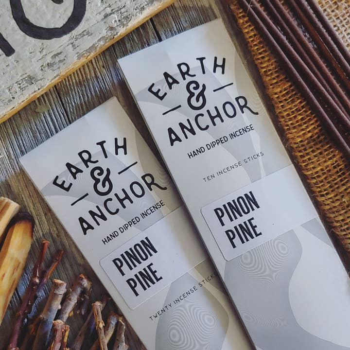 Earth & Anchor Soap Co. - Wholesale Incense - Pinon Pine Hand Dipped Incense