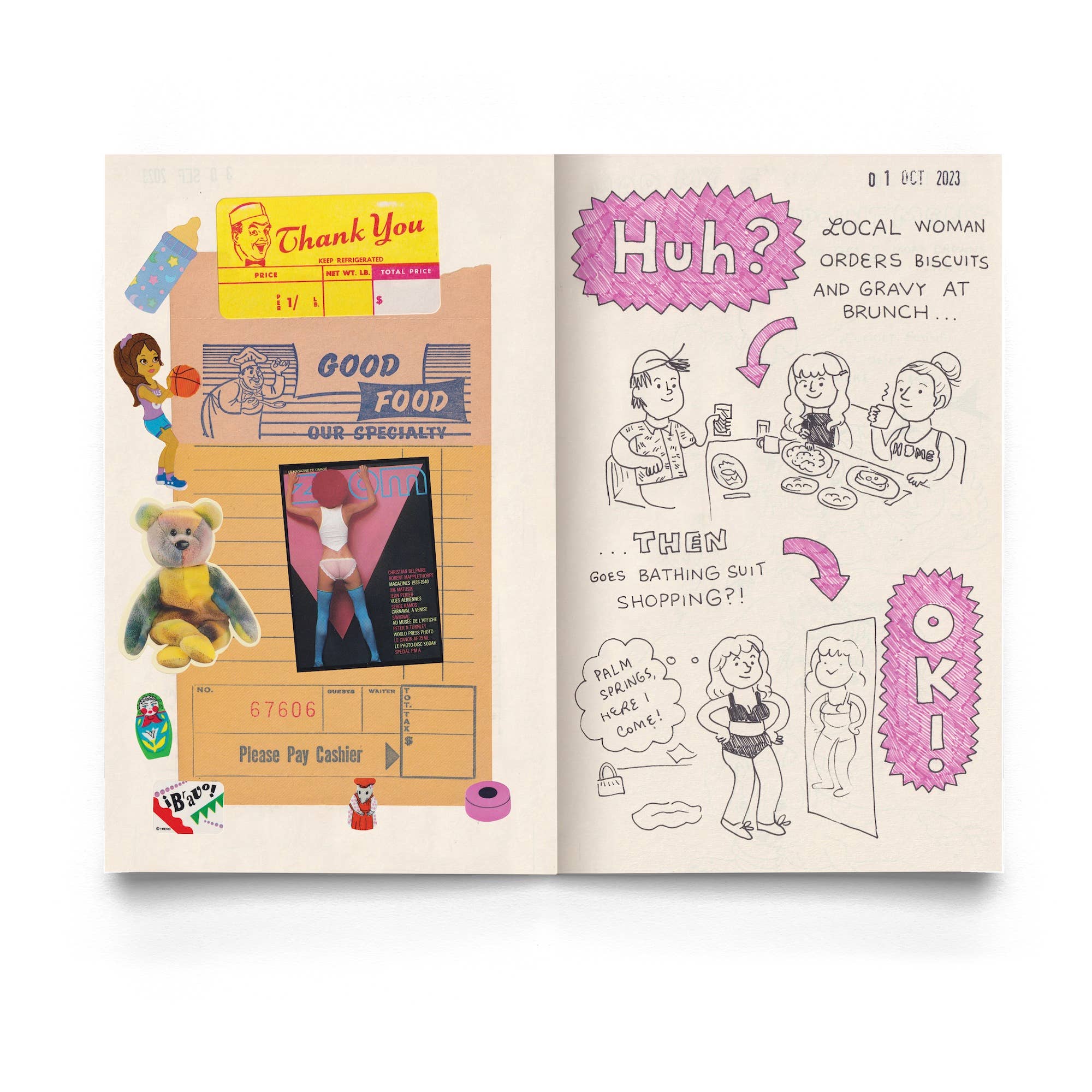 Sio Gallagher – Großhandel Auslagebuch – Pad-Tageskalender-Zeichnungen Zine Bd. 11