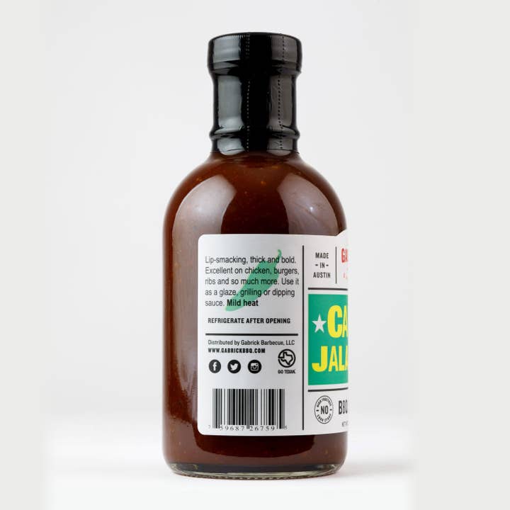 Gabrick BBQ Sauce Co. | Texas BBQ Sauce - Wholesale BBQ sauce - Candy Jalapeño BBQ Sauce1