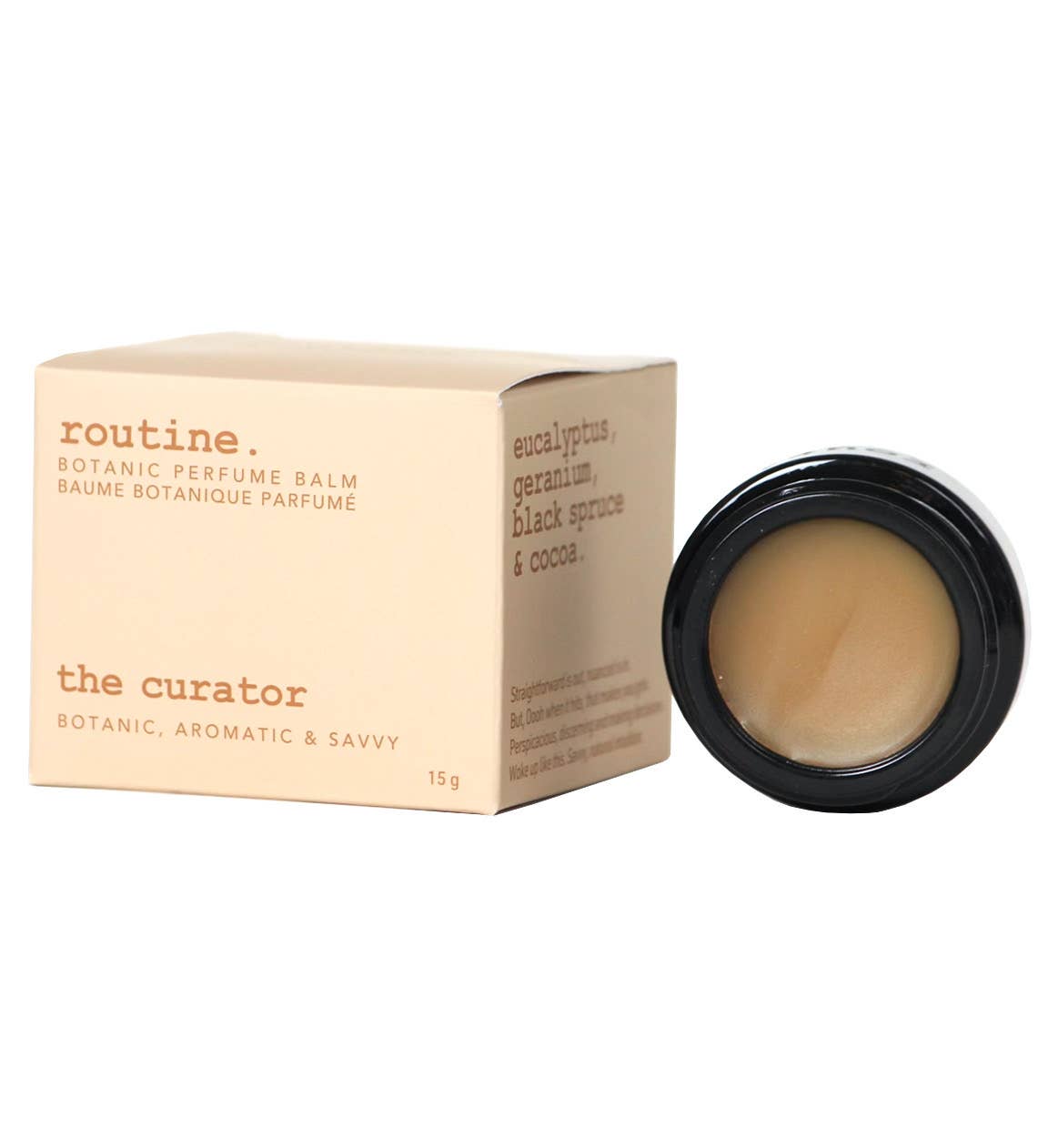 Routine - Wholesale Solid Perfume - Botanic Perfume Balm - 15g0