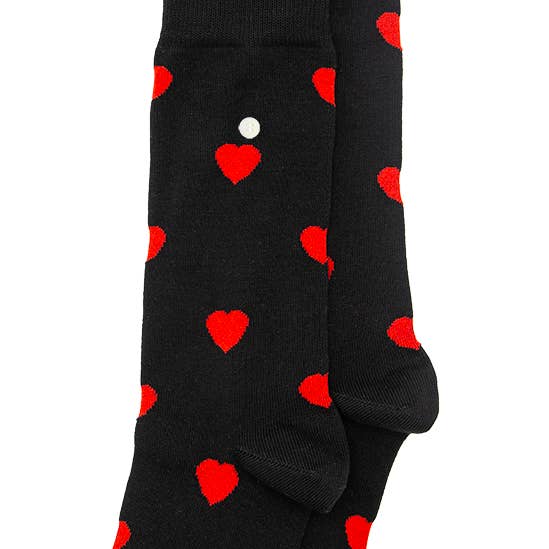Calcetines Hearts en negro para venta al por mayor de Alfredo Gonzales