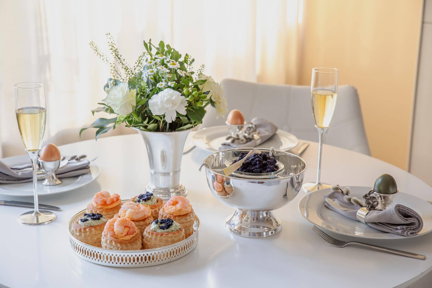 EDZARD – Copo de champagne por atacado – Conjunto com 2 Taças de Champanhe Victoria (Altura 27 cm)3