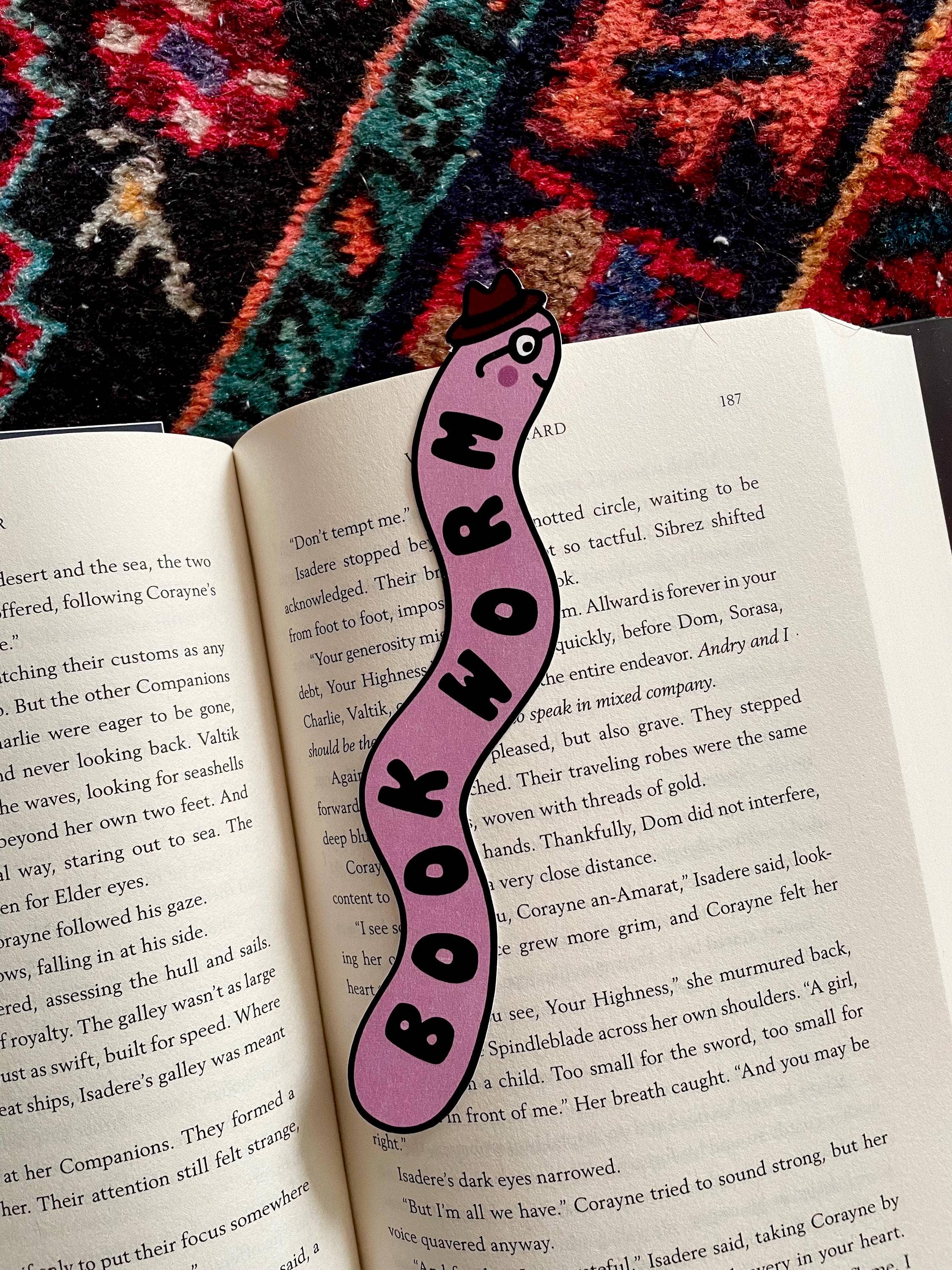 Steele Creative Co - Wholesale Bookmark - Book Worm Bookmark0