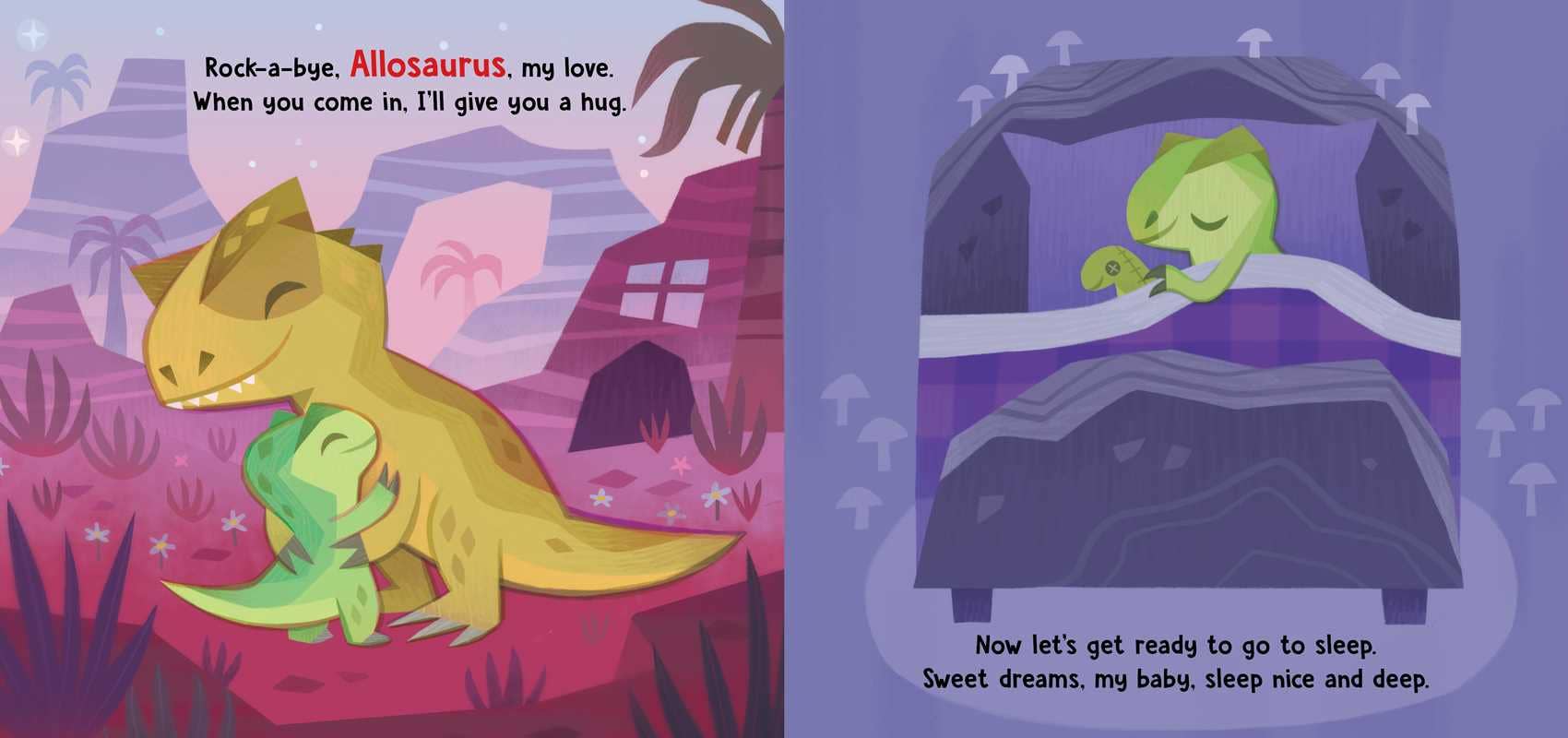 Simon & Schuster - Wholesale Preschool Book (3-5) - Rock-a-Bye, Dino by Hannah Eliot3