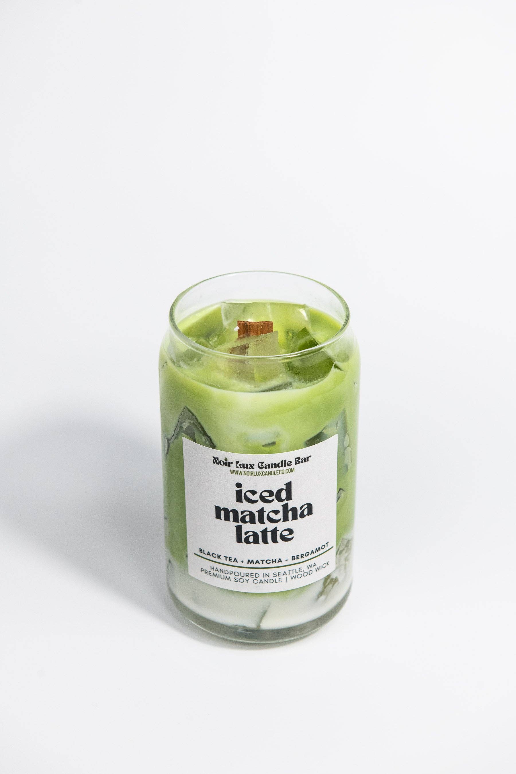 Noir Lux Candle Co - Wholesale Pot/gevulde kaars - Matcha Latte met ijs3