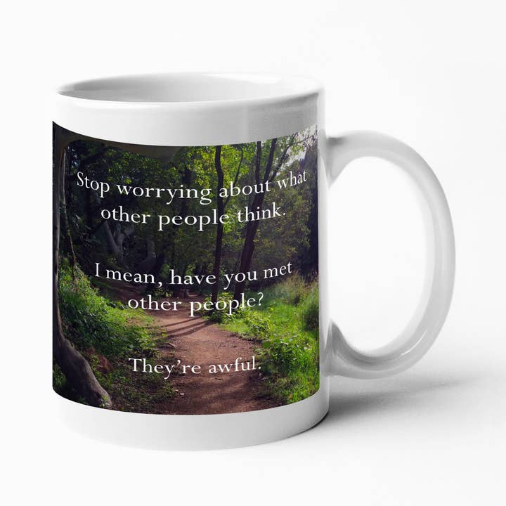 Disappointing Affirmations - People are Awful Mug for wholesale by Calm Down Caren