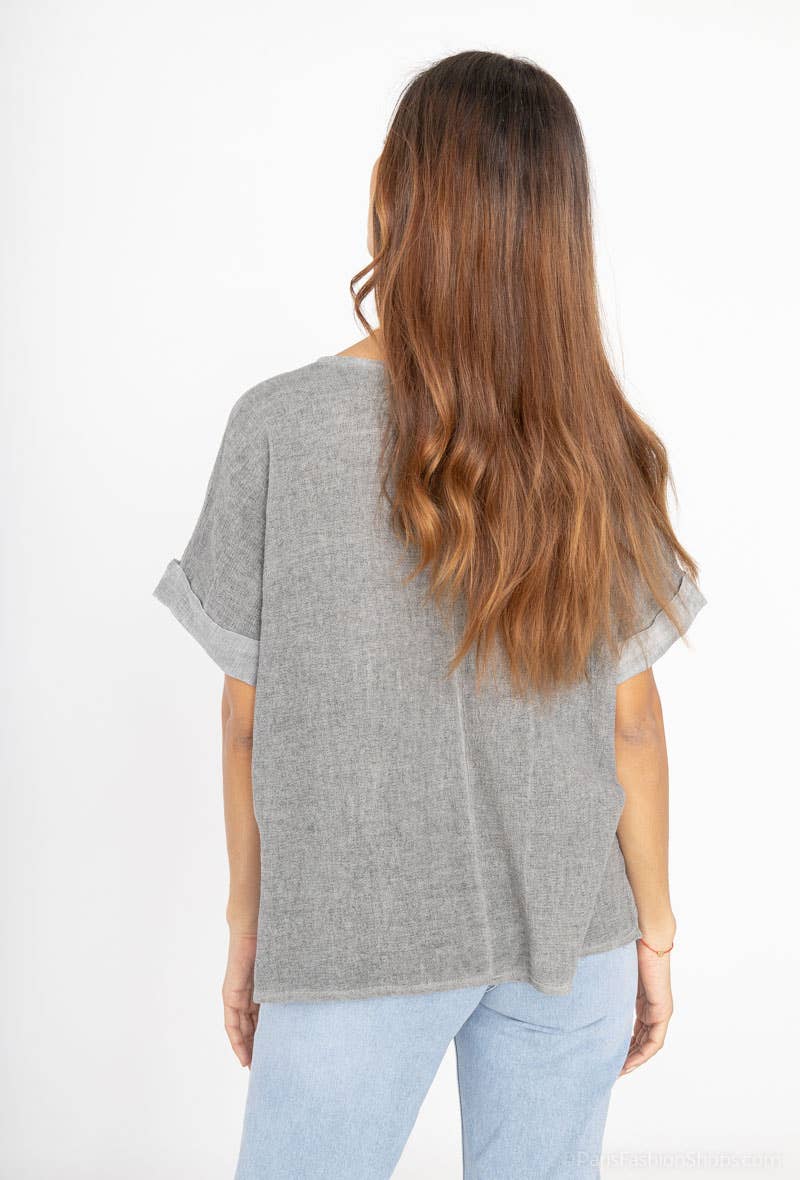 LINEN & COTTON HOUSE – Blusa - Mulher por atacado – Camisa de algodão e linho tamanho único59