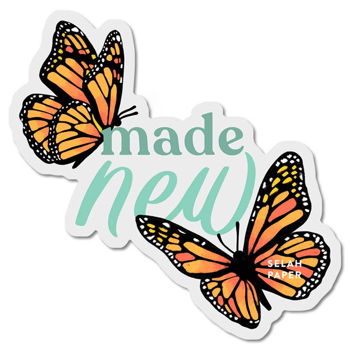 Made New Clear Sticker for wholesale by Selah Paper