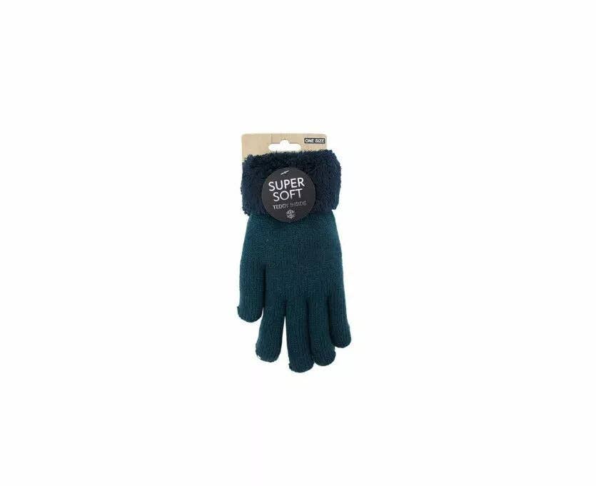 VewoTex - Wholesale Gloves - Women's - Lined Women's Knit Gloves » Teddy Winter Gloves » Super Soft Finger Gloves6