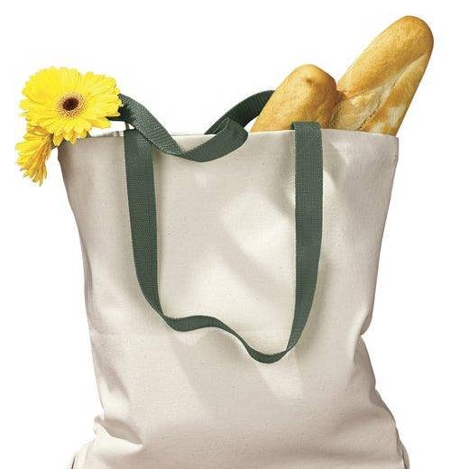 DressesMax - Wholesale Tote Bag - Women's - BAGedge Canvas Tote with Contrasting Handles BE010