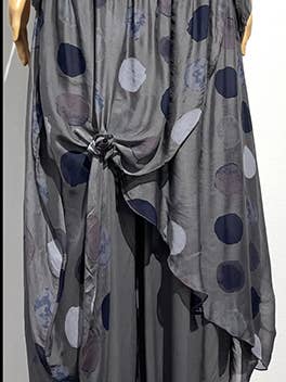 Sidenbyxor med prickat lager för wholesale av Dance in Paris