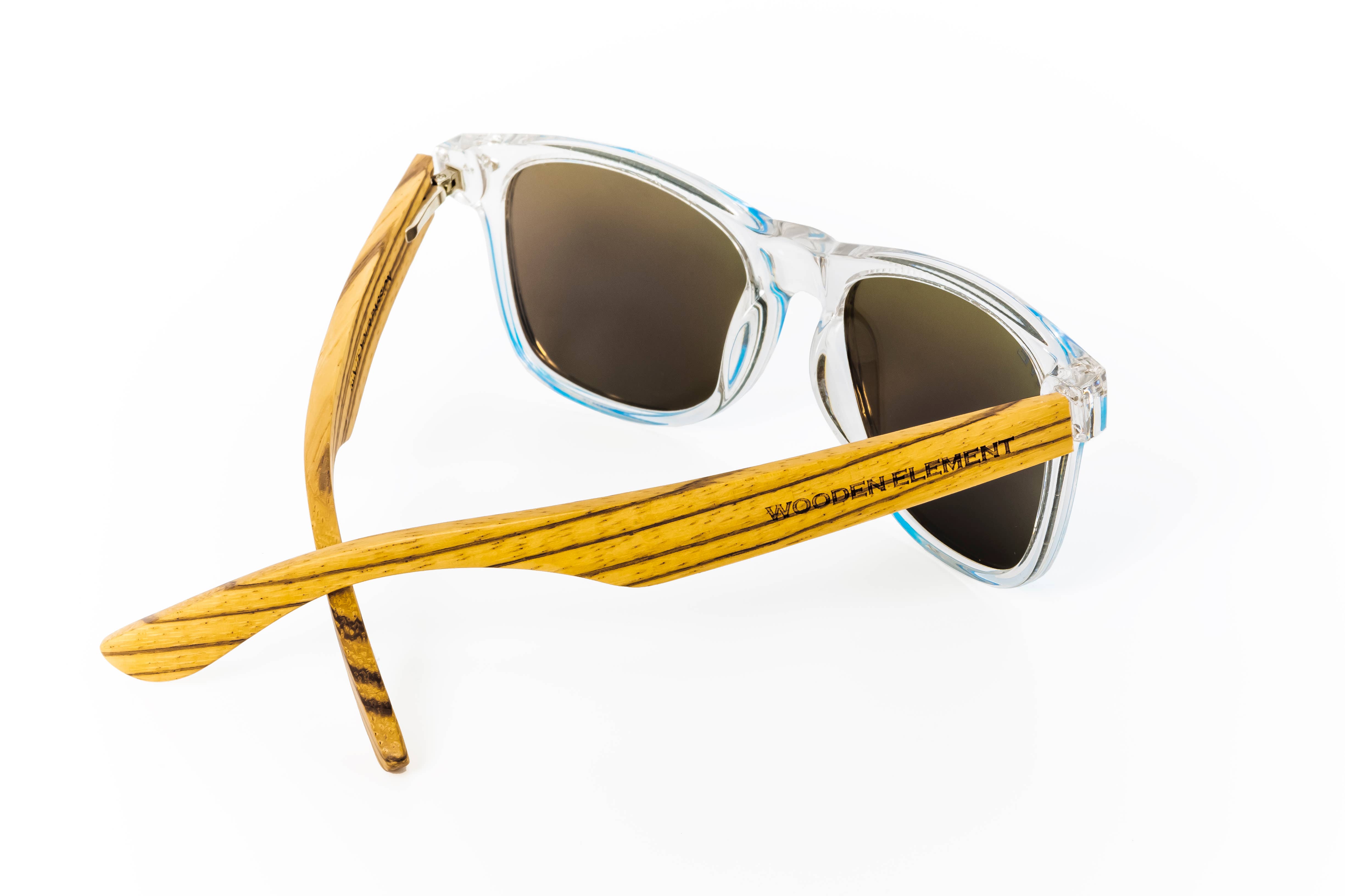 Wooden Element - Wholesale Sunglasses - Unisex - Cross Color (Light Blue) Sunglasses1