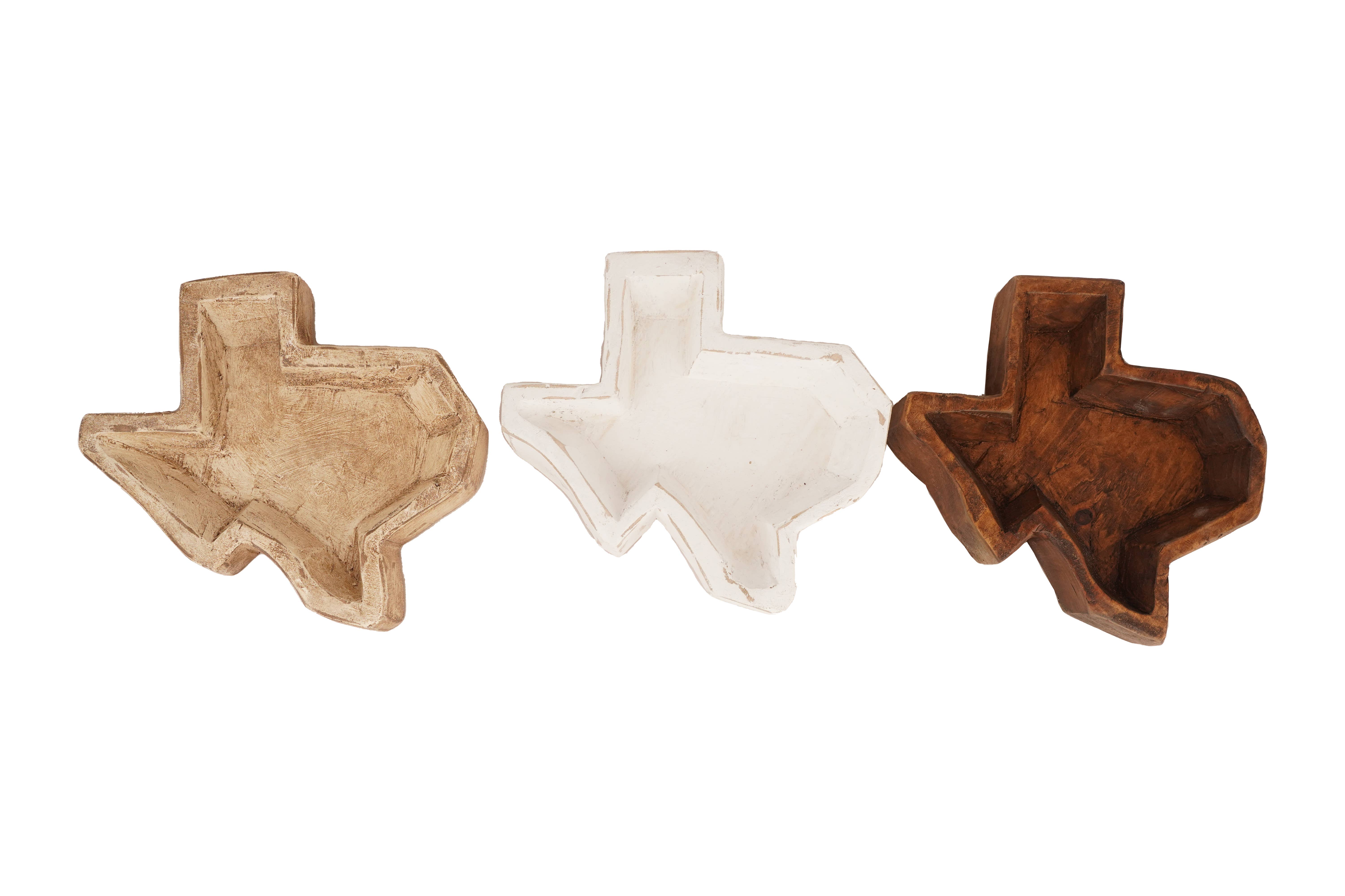 My Amigos Imports - Vente Bougeoirs - State of Texas-Bol à pâte sculpté, moyen, 10 x 10 bougies7