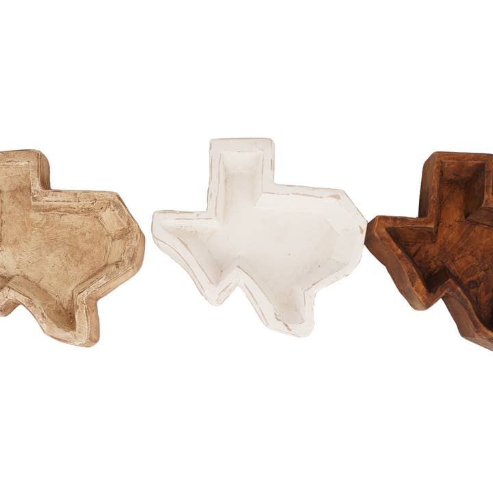 My Amigos Imports - Vente Bougeoirs - State of Texas-Bol à pâte sculpté, moyen, 10 x 10 bougies7