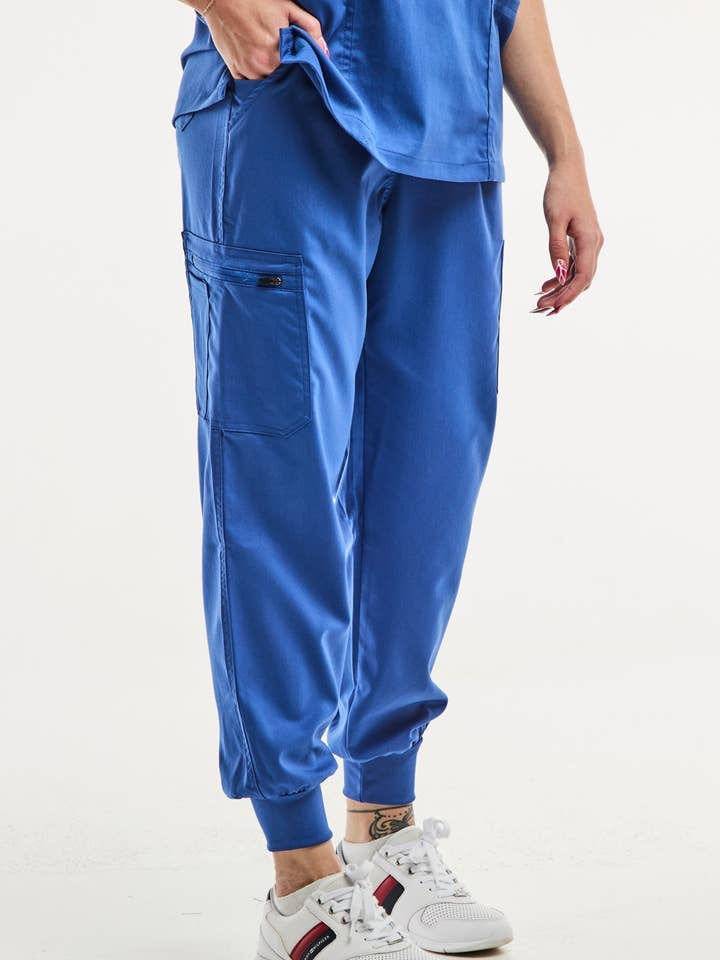 AELIN - Wholesale Healthcare Uniform - Women's - EMMA Jogger - Tenue médicale - Femme - Bleu roi6