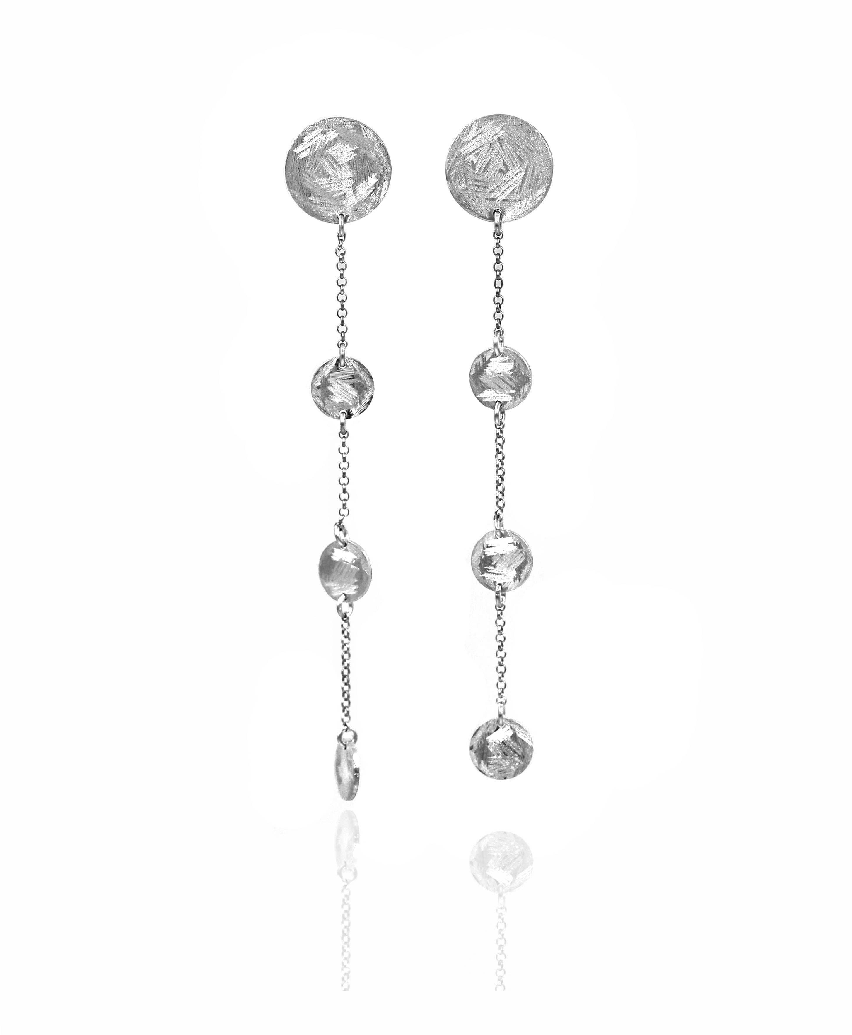 Mitos – Brincos de argola por atacado – Brincos de moedas longas0