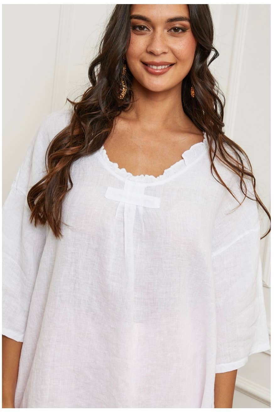 LÉA & LUC - Wholesale Tunic - Women's - 100% Linen Tunic REF.1076842