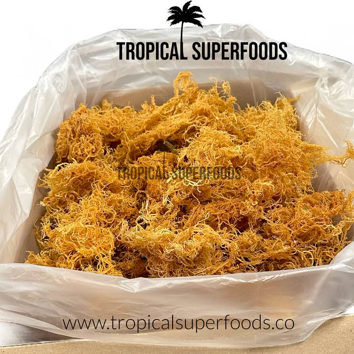 Tropical Superfoods - Wholesale Oral Supplement/Vitamin - Wholesale Wildcrafted Sea Moss - Organic Gold Sea Moss1