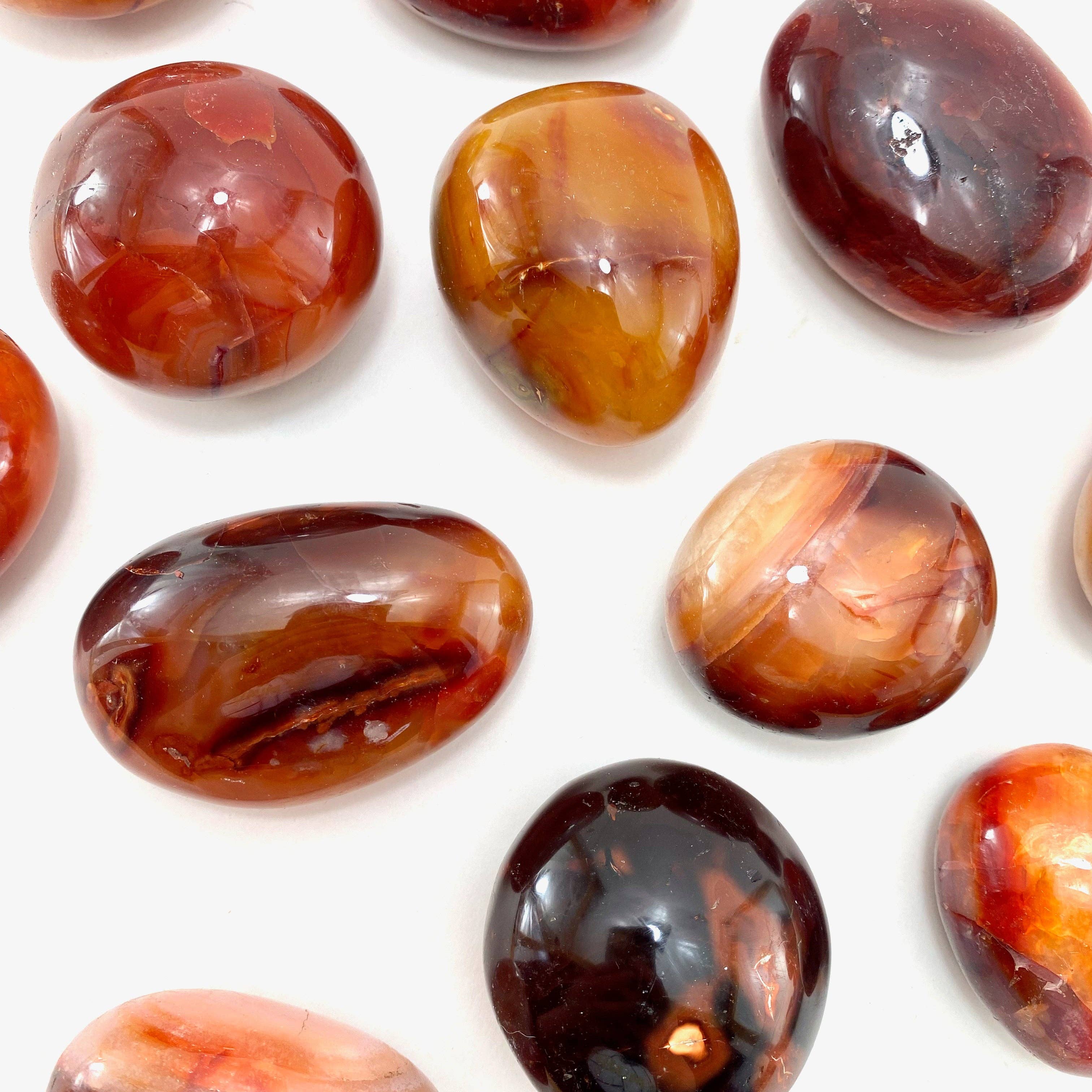 Moon Mountain Gems - Wholesale Spiritual Stone/Crystal - Carnelian Palm Stone2