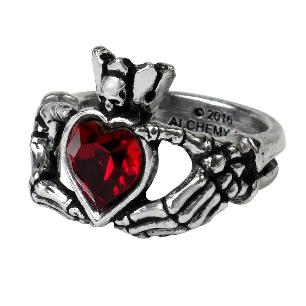 Alchemy Of England (Alchemy USA Distributor) - Wholesale Cocktail/Statement Ring - Claddagh By Night (Ring)1