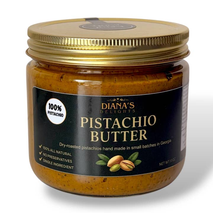 Bare Pistachio Butter - 100% California Pistachio. for wholesale by Diana's Delights LLC