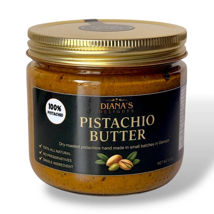 Bare Pistachio Butter - 100% California Pistachio. for wholesale by Diana's Delights LLC