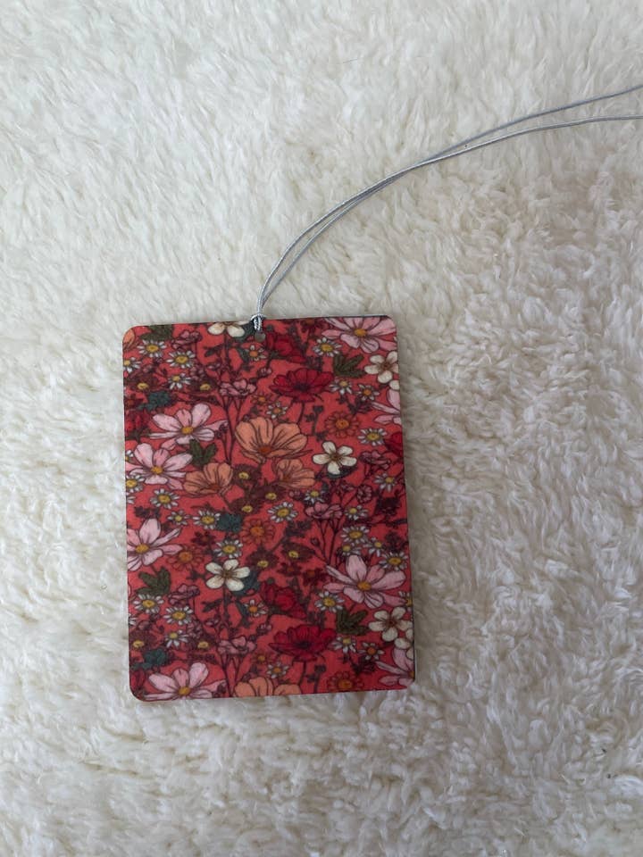 Pink Floral Freshie for wholesale by Rae’s Shop