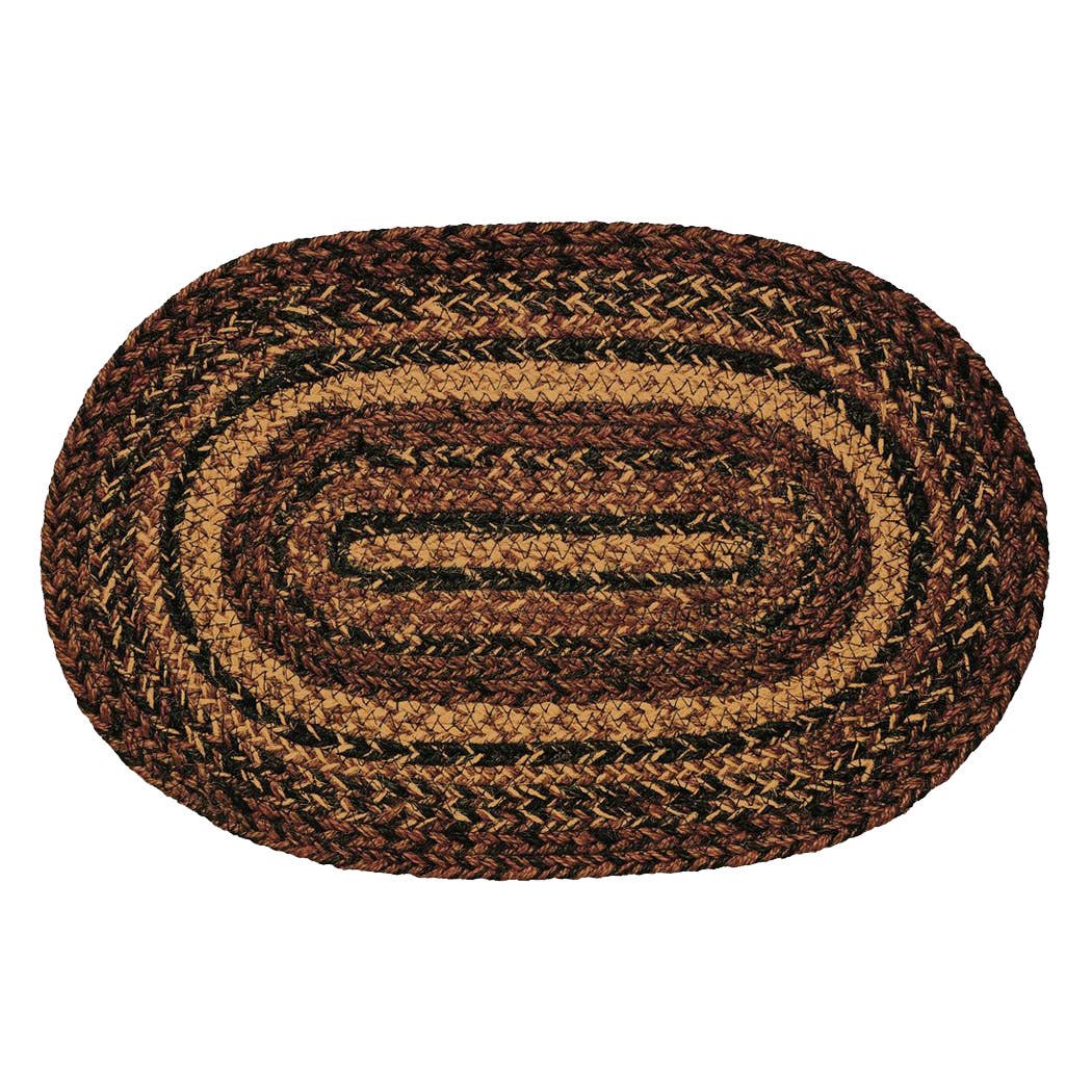 IHF HOME DECOR/IHF RUGS - Wholesale Area Rug - Cappuccino Braided Jute Area Rug & Table top BR-201

11