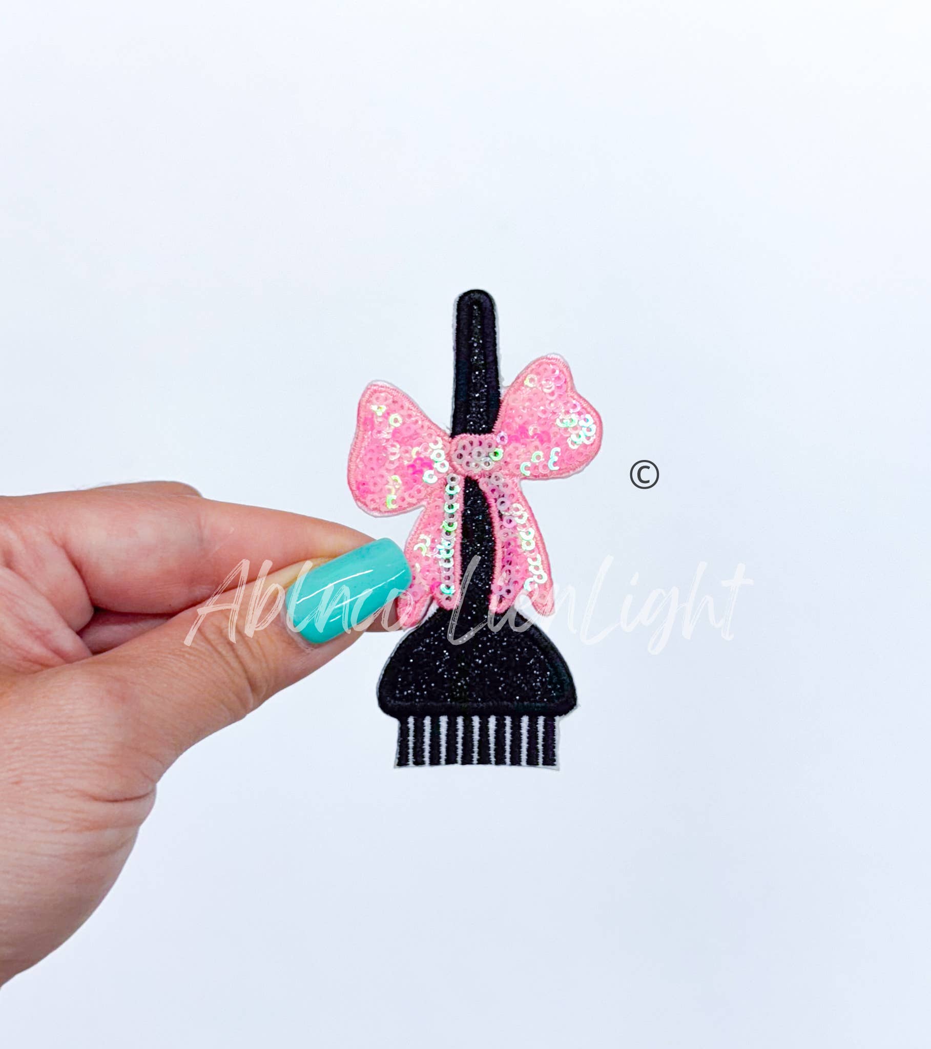ABLNco - Wholesale Patch - Hair Dye Brush Stylist Sequin Embroidery Patch