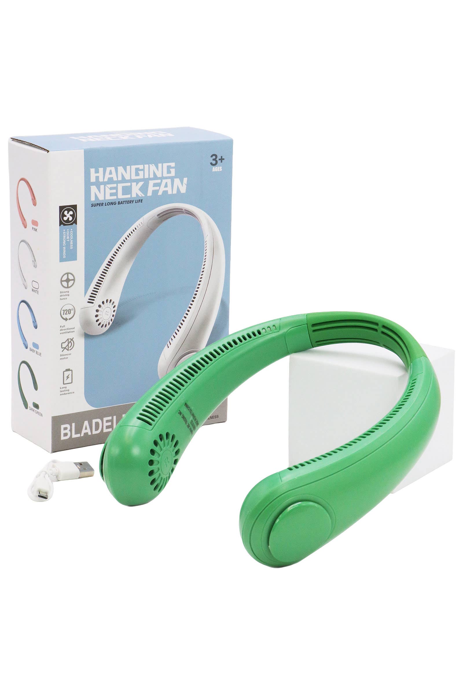 Assorted Bladeless Neckband Electrical Fan for wholesale on Faire6