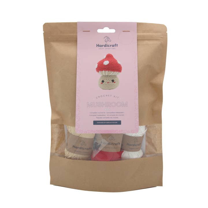 Hardicraft USA - Vente Kit de bricolage - Kit de Crochet DIY - Champignon4